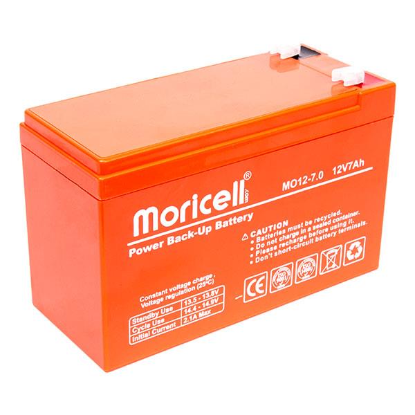 Moricell باطری خشک شارژی مدل 12 ولت 7 آمپر